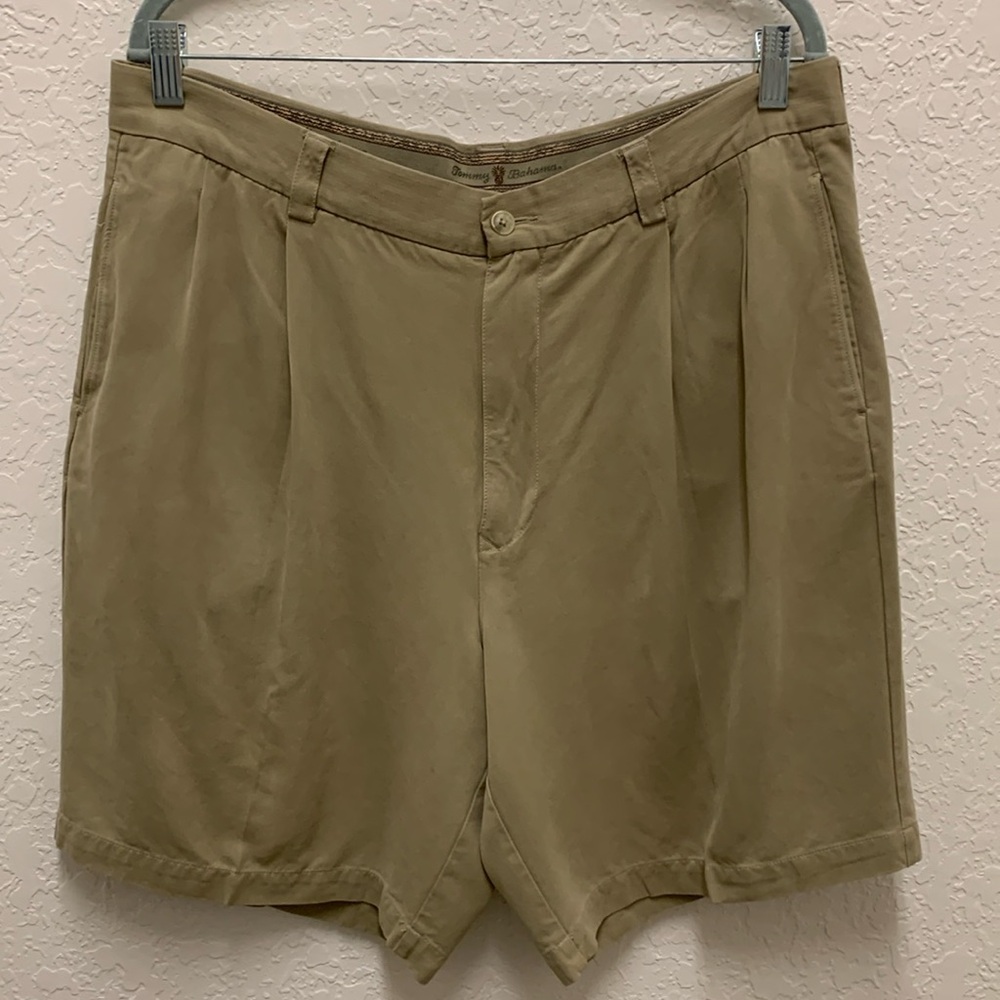 Tommy Bahama Men's Sz 36 Casual Dressy Shorts Tan Beige